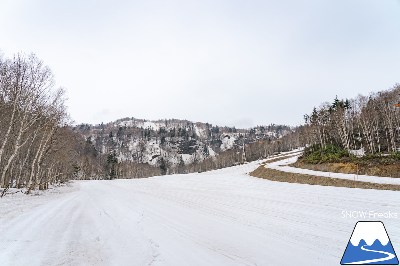 札幌国際スキー場｜2023・ゴールデンウィークがスタート！心配された雪ですが…。大丈夫、ちゃんと残ってくれました(^_-)-☆